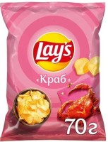 Чипсы Lays 70г. Краб