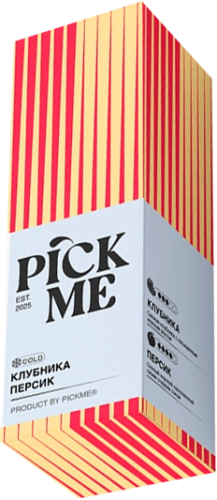 Ароматизатор для 30мл PickMe Клубника - Персик