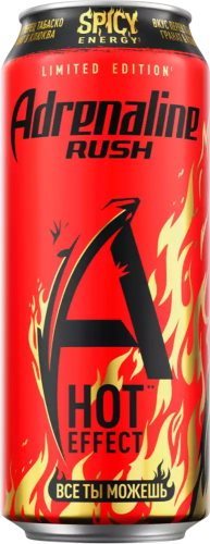 Энергетик "Adrenaline", 0,449л, Ж/Б Spicy
