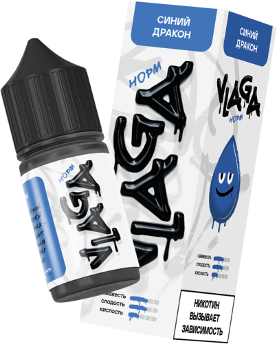 Синий дракон 20мг VLAGA SALT 30мл Жидкость
