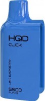 Картридж ЭСДН HQD CLICK 5500 2% Лайм Малина