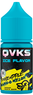 Ароматизатор для 30мл QVKS ICE KONSTRUKT Ананас Манго Дыня