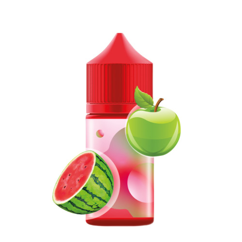Зелёное яблоко Арбуз 20мг INFLAVE BUBBLE SALT 30мл Жидкость