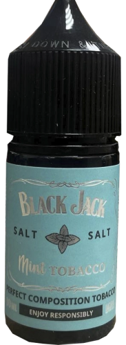 Mint Tobacco 20мг Black Jack SALT 30мл Жидкость
