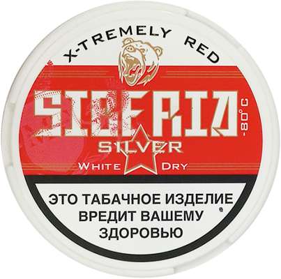 Жевательный табак SIBERIA SLIM White Dry STROG М