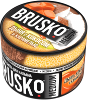 Бестабачная безникотиновая смесь BRUSKO 50гр. Дыня с кокосом и карамелью