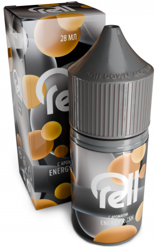 Жидкость для очистки картриджей ЭСДН RellGray с ароматом бодрящего энергетика