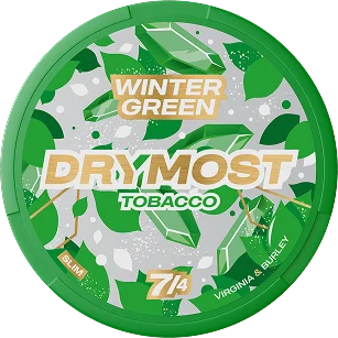 Жевательный табак DryMost SLIM Winter Green STRONG М