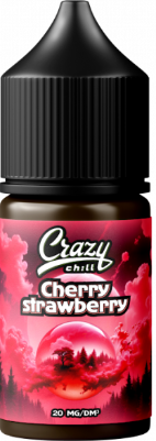 Жидкость для ЭСДН CRAZY CHILL SALT 3мл 20мг Вишня клубника