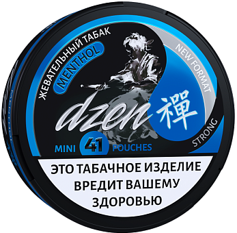 Жевательный табак DZEN 9гр mini MENTHOL STRONG М