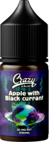 Жидкость для ЭСДН CRAZY CHILL SALT 3мл 20мг Яблоко с чёрной смородиной