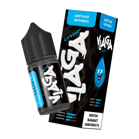 Мятная черника 20мг STRONG VLAGA SALT 30мл Жидкость