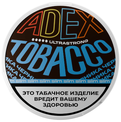 Жевательный табак ADEX SLIM 9гр. БЛЮБЕРРИ STRONG