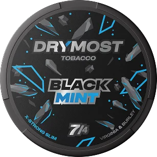 Жевательный табак DryMost SLIM Black Mint STRONG М
