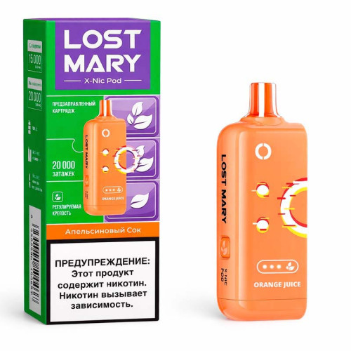 Картридж LOST MARY X-LINK NIC Orange Juice