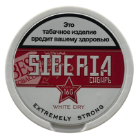 Жевательный табак SIBERIA 16 гр. White Dry STROG М